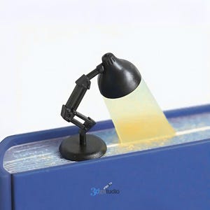 Mini Lamp Bookmark 3D Print Stl Files, Bookmark 3D Print Files, Stl Files for AMS Printers