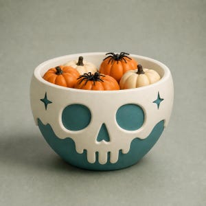 3D-printbestanden voor een smeltende gifkom, Halloween-decoratie (STL- en 3MF-bestand)