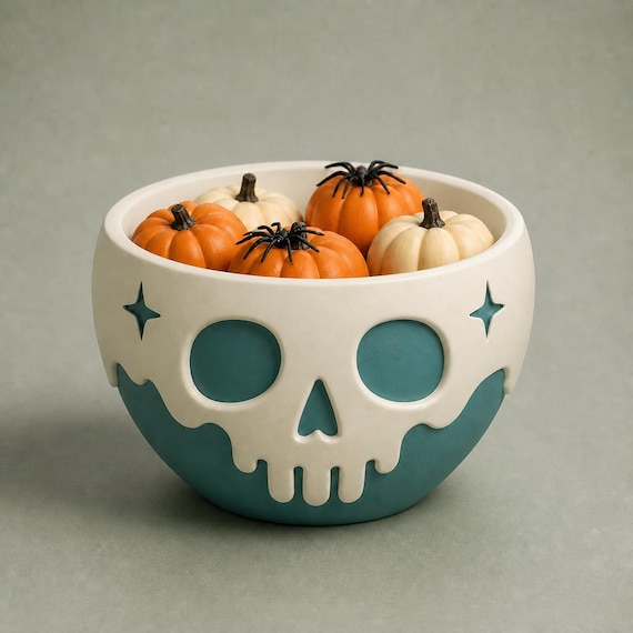 Melting Poison Bowl 3D Print Files, Halloween Decor STL & 3MF File