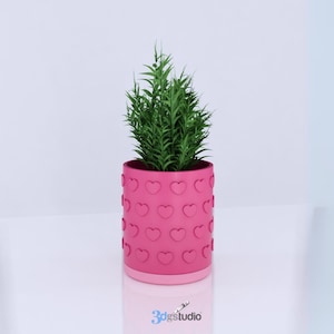 Heart Planter Stl Files, Valentines Planter, 3D Print Stl Files