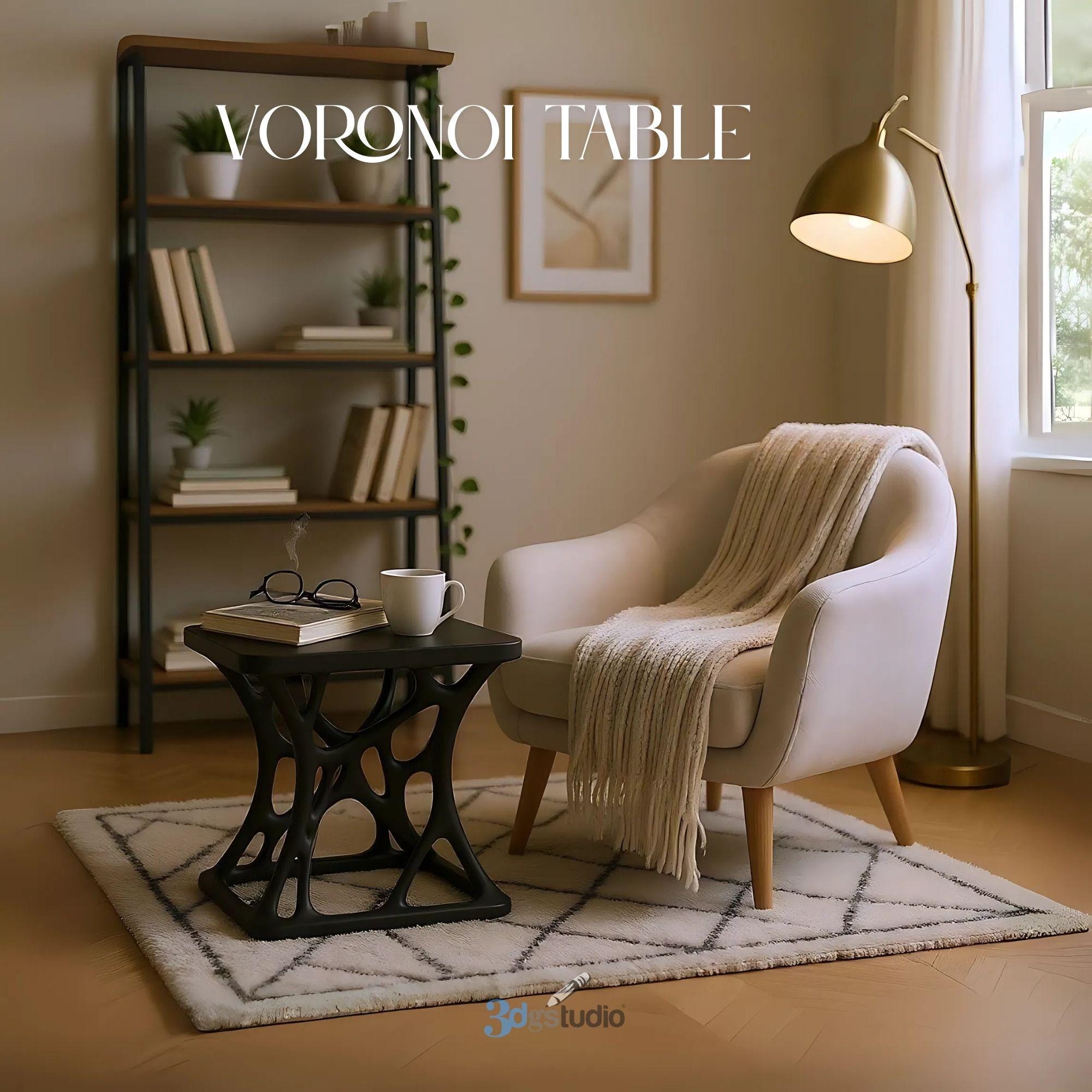 Voronoi Table STL File: Modern 3D Print Model (digital Download - Etsy