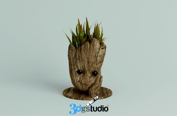 Baby Groot Planter 3D Print Stl Files 3D Baby Groot Model STL File 