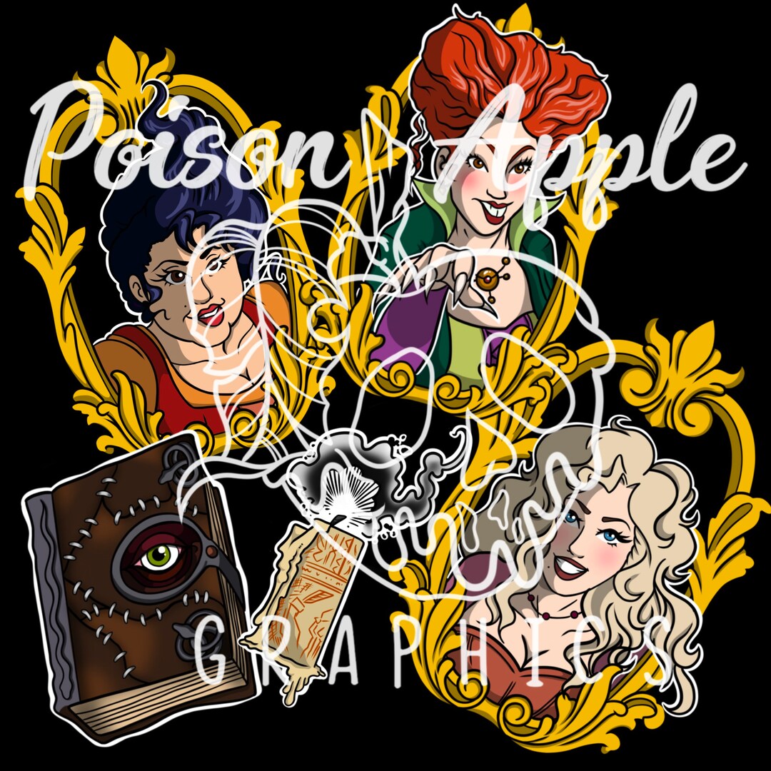Hocus Pocus Clipart Sublimation File Bundle - Etsy