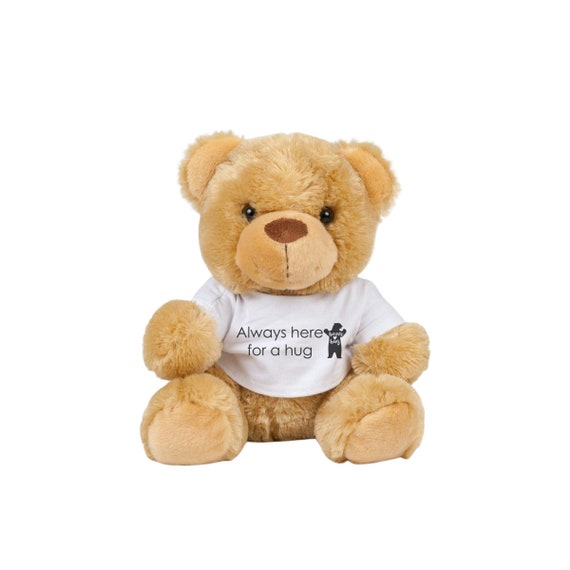 Personalised Teddy Bear With Printed T 