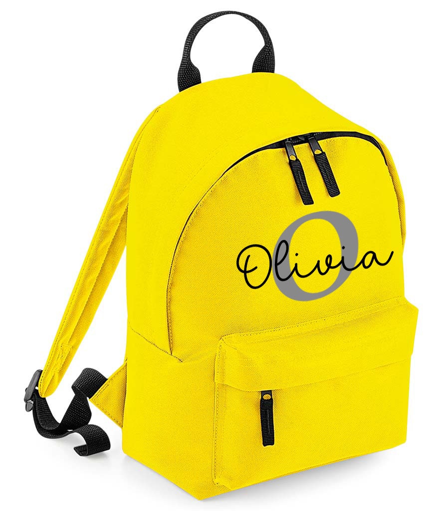 Personalised Backpack With Name and Initial Etsy UK