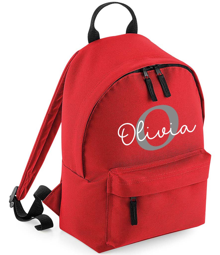 Personalised Backpack With Name and Initial Etsy UK