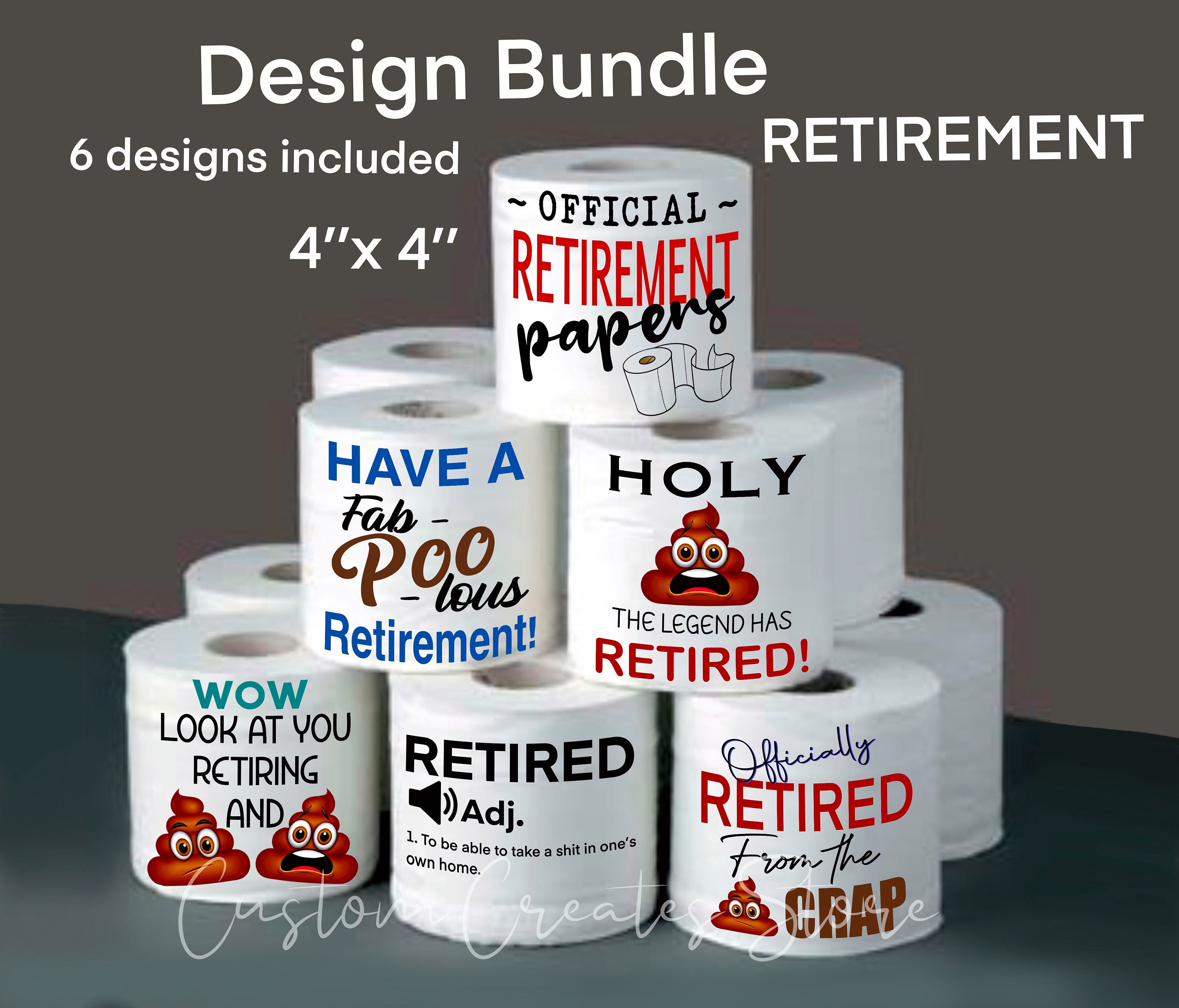 Funny Toilet Roll Png Joke Toilet Paper Design Fun Toilet Etsy Canada