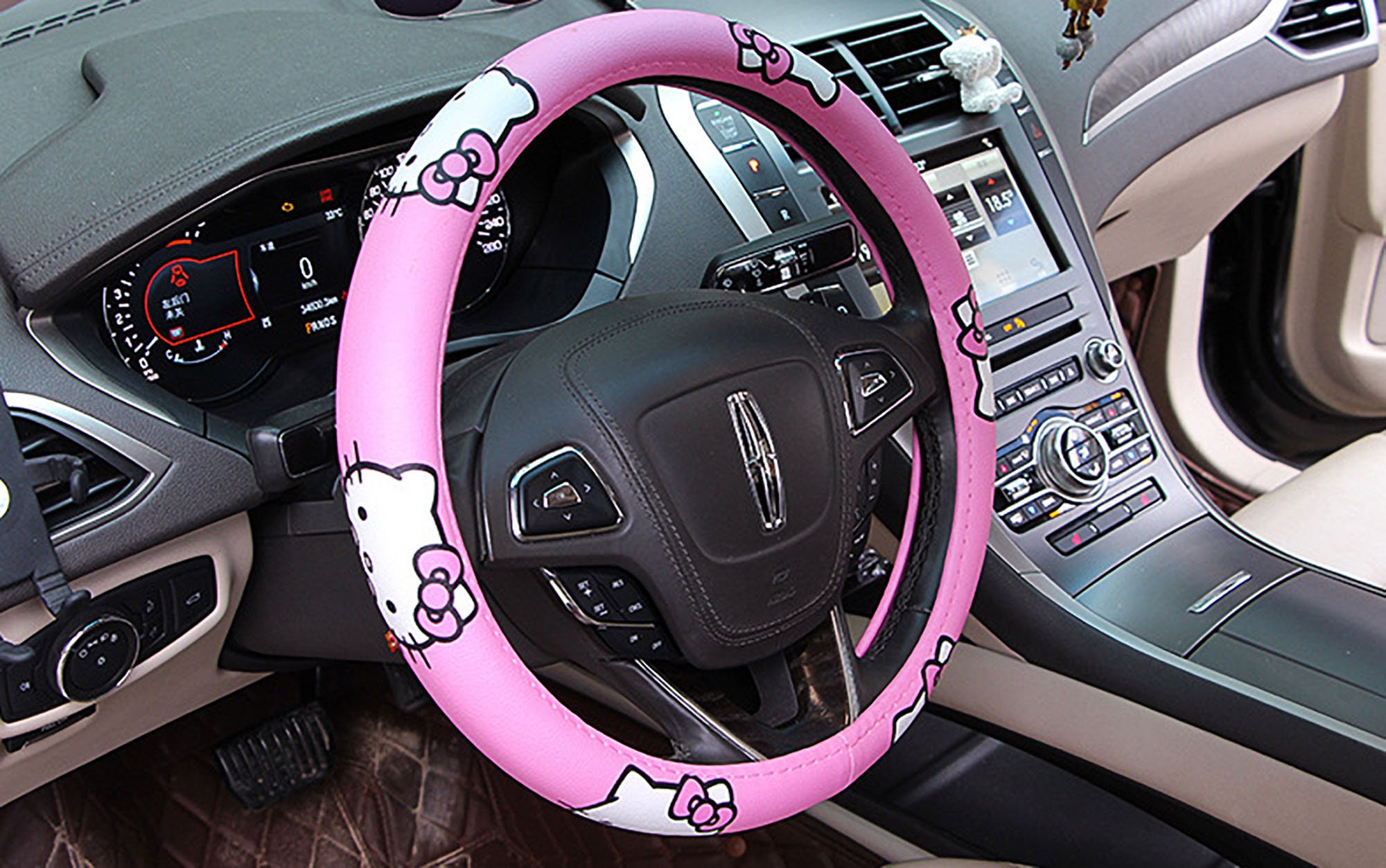 Hello Kitty Steering Wheel Covers For Woman15'' Etsy