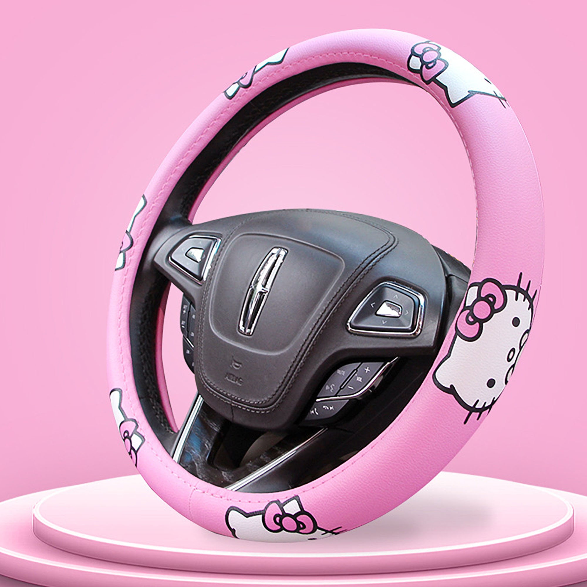Hello Kitty Steering Wheel Covers For Woman15'' Etsy