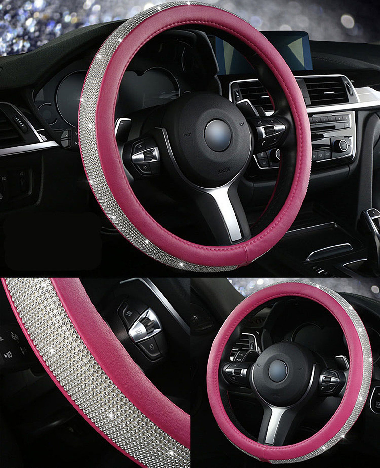 Rhinestone Steering Wheel CoverBling Bling Steer Wheel Cover Etsy