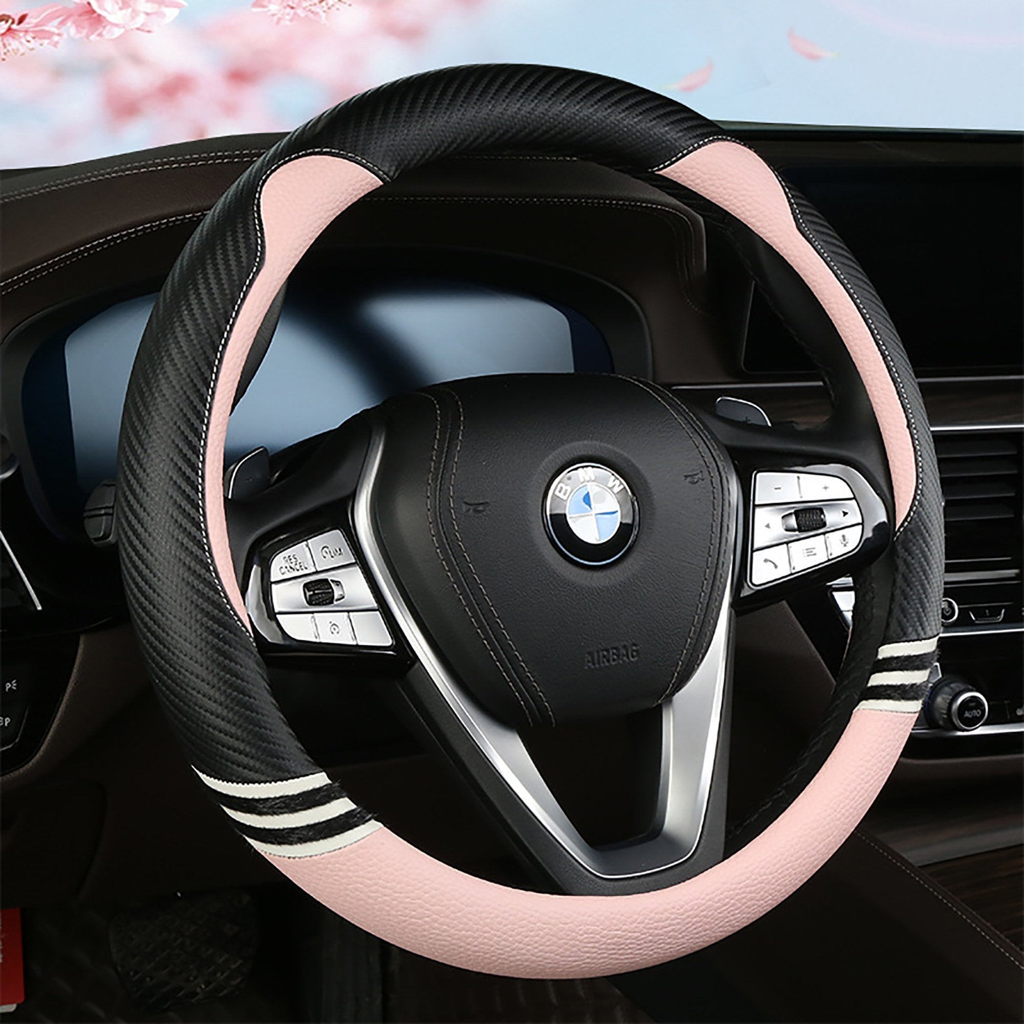 Qoo10 - Cartoon LaTeX steering wheel cover anime Chrome Hearts car Four  Season : Automotive & Ind