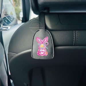 Cute Rabbit Car Seat Hook, Car Hook for Bag, Car Seat Organizer, Car Accessories, Car Interior Decoration, Easter Bunny Charm