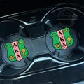 AKA 1908 AKA Car Coasters, Set of 2 Car Coaster, Cup Holder Coaster, Coaster Set, Car Decor, Cute Car Accessories, New Car Gift