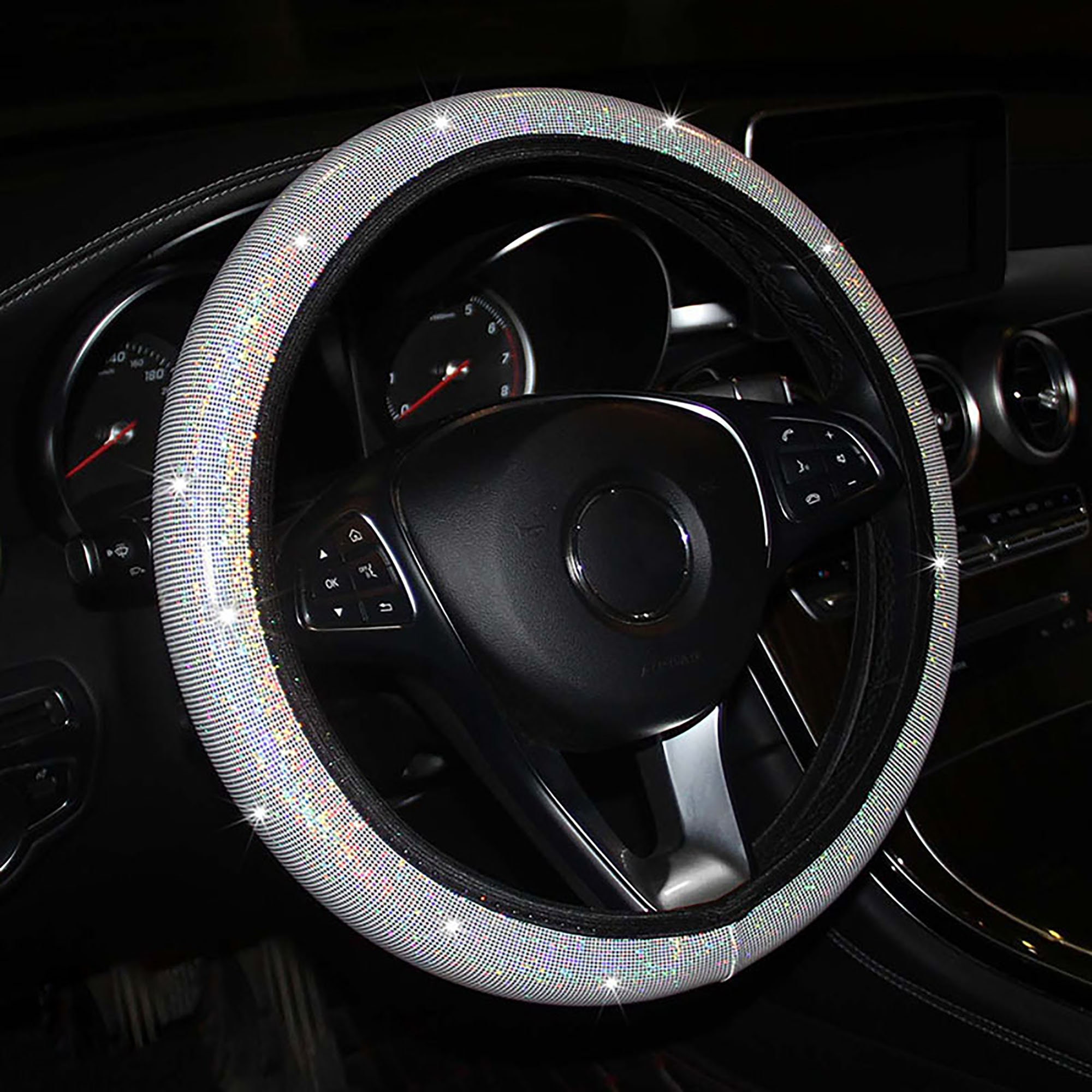 Shiny Sequin Steering Wheel Cover Bling Steering Wheel Wrap Etsy UK