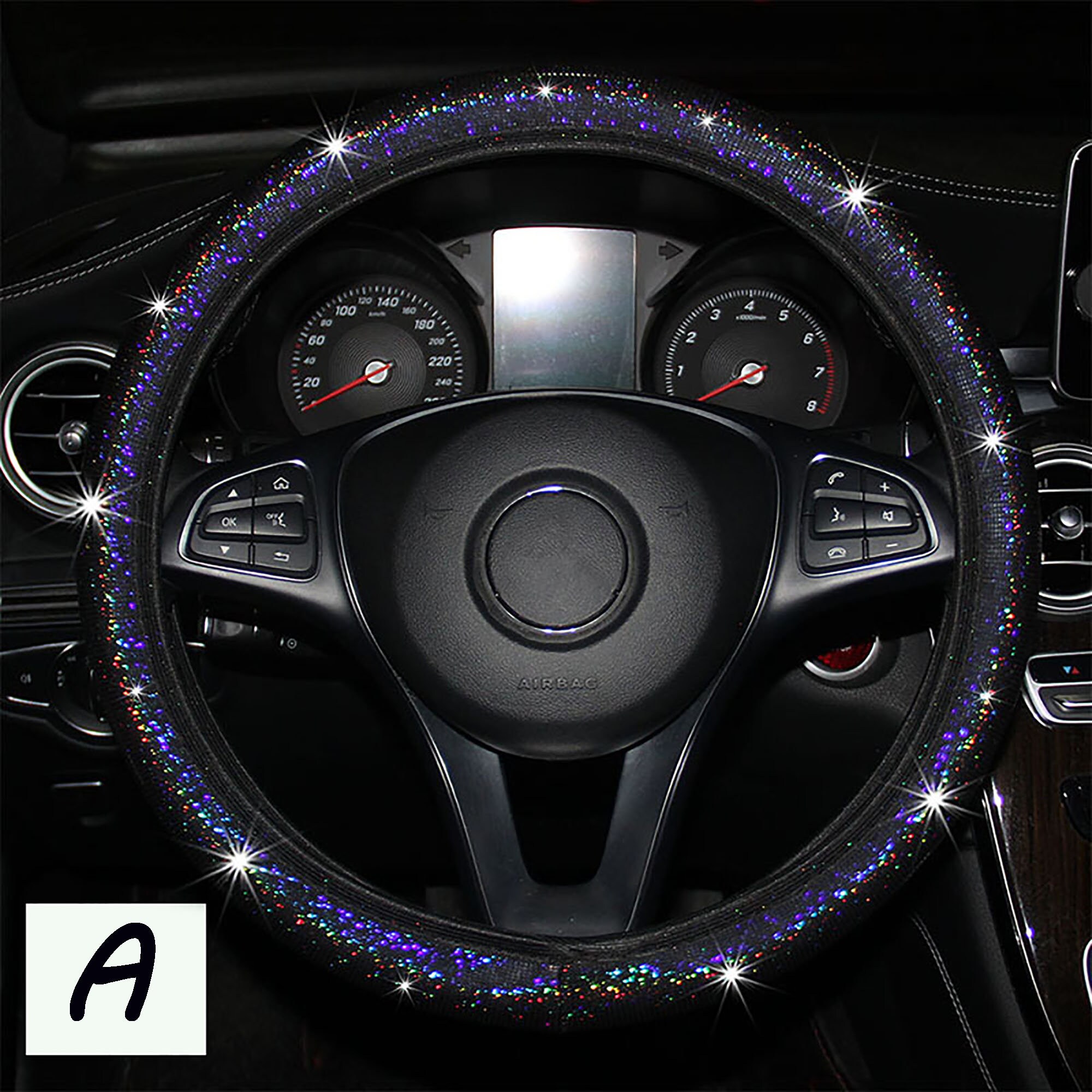 Shiny Sequin Steering Wheel Cover Bling Steering Wheel Wrap Etsy UK