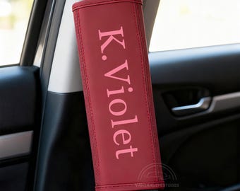 Custom Padded Seatbelt Covers, Shoulder Pads for Car, Seat Belt Protector, Seat Belt Holder, Cute Seat Belt Cushion, Seat Accessory