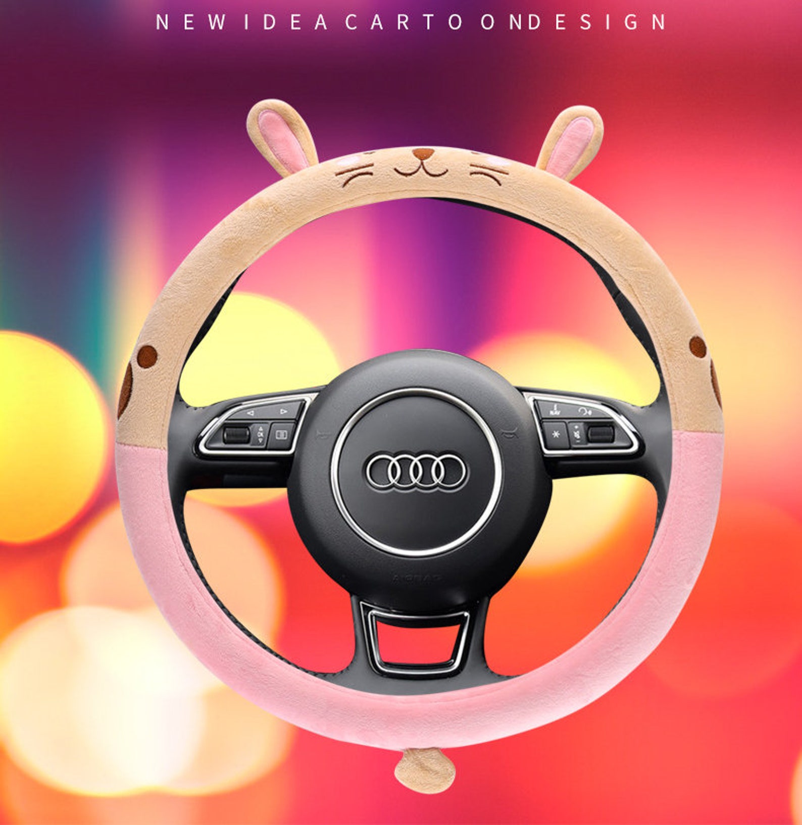 Cute Animal Steering Wheel Covers for Womanfuzzy Plush Etsy