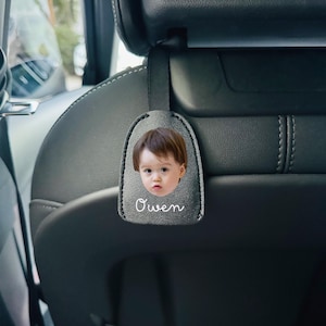 Baby Face Car Hook, Car Headrest Hook, Car Decorations, Car Hook for HandBag, Passenger Seat Purse Holder, Car Storage Organizer