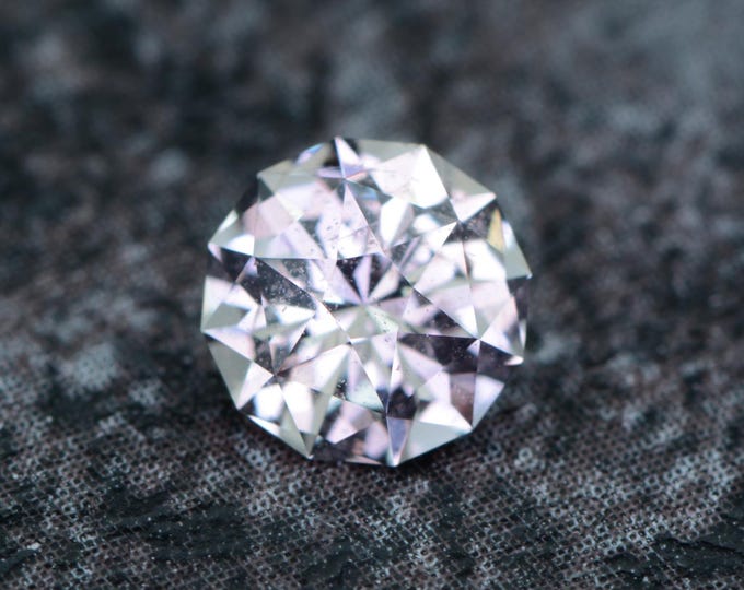 Sapphire 0.73 carats, light pink, Umba Tanzania, naturally faceted, precision cut in Germany