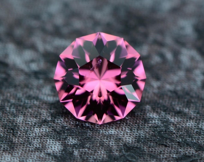 Tourmaline 0.38 carat pink Afghanistan natural untreated faceted, precision cut from Germany