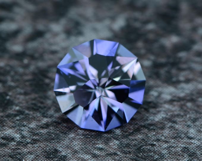 Iolite Cordierite 0.81 carat colorless violet-blue from Brazil untreated faceted, precision cut from Germany