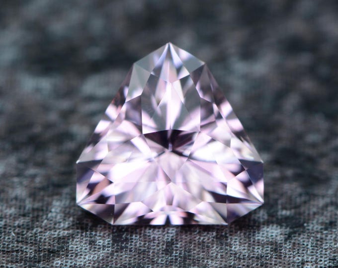 Tourmaline 0.94 carat light pink Afghanistan untreated faceted, precision cut from Germany