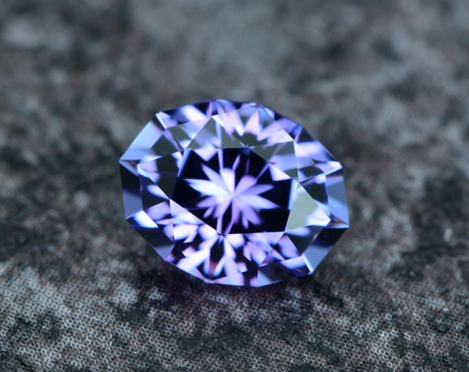 Tanzanite 1.65 carats violet blue Tanzanian naturally faceted, precision cut from Germany