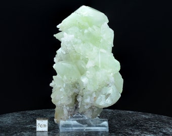 Datolite with quartz - crystal specimen - Dalnegorsk, Russia - 115 x 65 x 57 mm