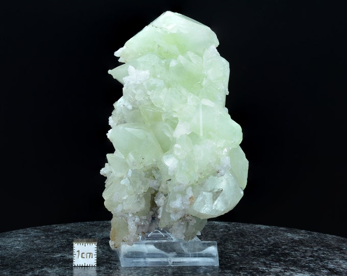 Datolite with quartz - crystal specimen - Dalnegorsk, Russia - 115 x 65 x 57 mm
