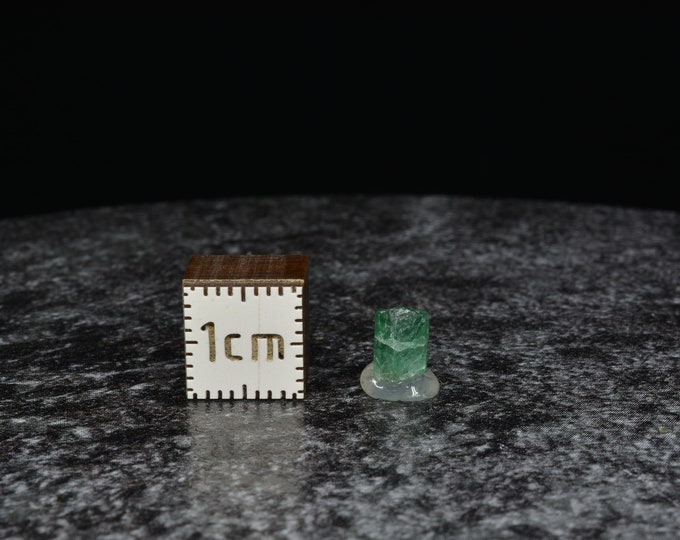 Rare rarity, emerald crystal 1.13 carat green, natural & untreated from Habachtal, Austria AT, 6.1 x 4.7 x 4.1 mm