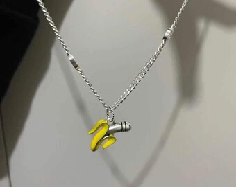 picture Harry Styles Banana Necklace Grammys 2021 etsy