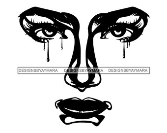 Download Sad Woman Svg Etsy