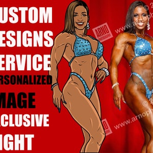 Servicio de diseño gráfico personalizado Servicio de diseño gráfico profesional Experto Diseños personalizados a pedido Retrato de personaje de dibujos animados Logotipo de empresa