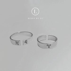 horoscope ring|zodiac|stainless steel|personalized| horoscope ring| anti tarnish | personalized | unisex