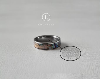 Stainless steel ring with custom engraving, unisex | stainless steel | engravable | engraved | anti-tarnish | personalized | custom made