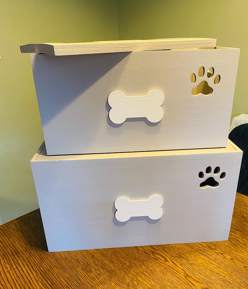 Personalised Toy Box With Lid Dog Box Gift Box Dog Crate Etsy UK