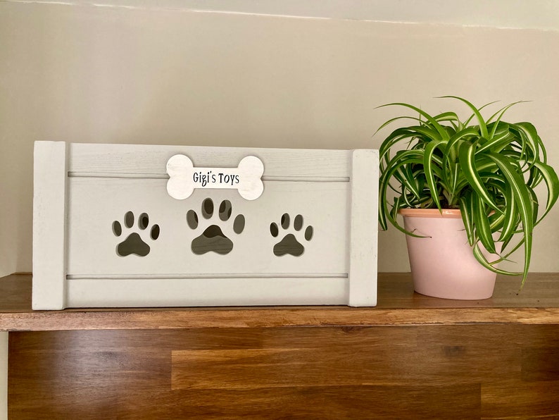 Personalised Toy Box Dog Box Gift Box Dog Crate Dog Etsy