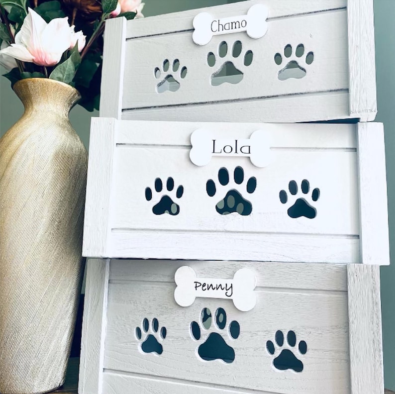 Personalised Toy Box Dog Box Gift Box Dog Crate Dog Etsy