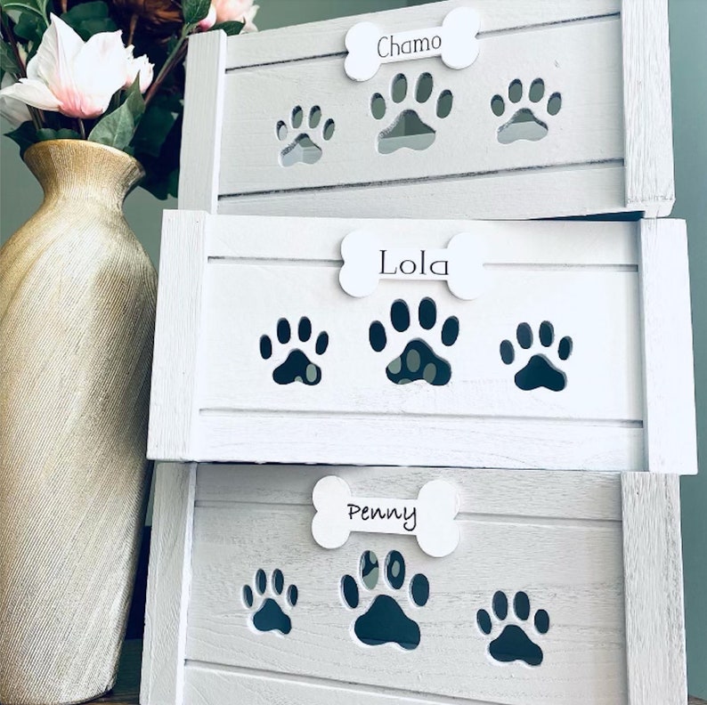 Personalised Toy Box Dog Box Gift Box Dog Crate Dog Etsy