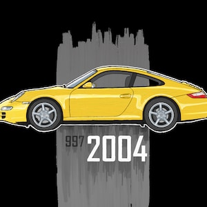 Porsche 911 997 2004 Classic Car T-Shirt