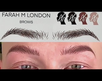 Transferencias de cejas - Farringdon, Black & Brown