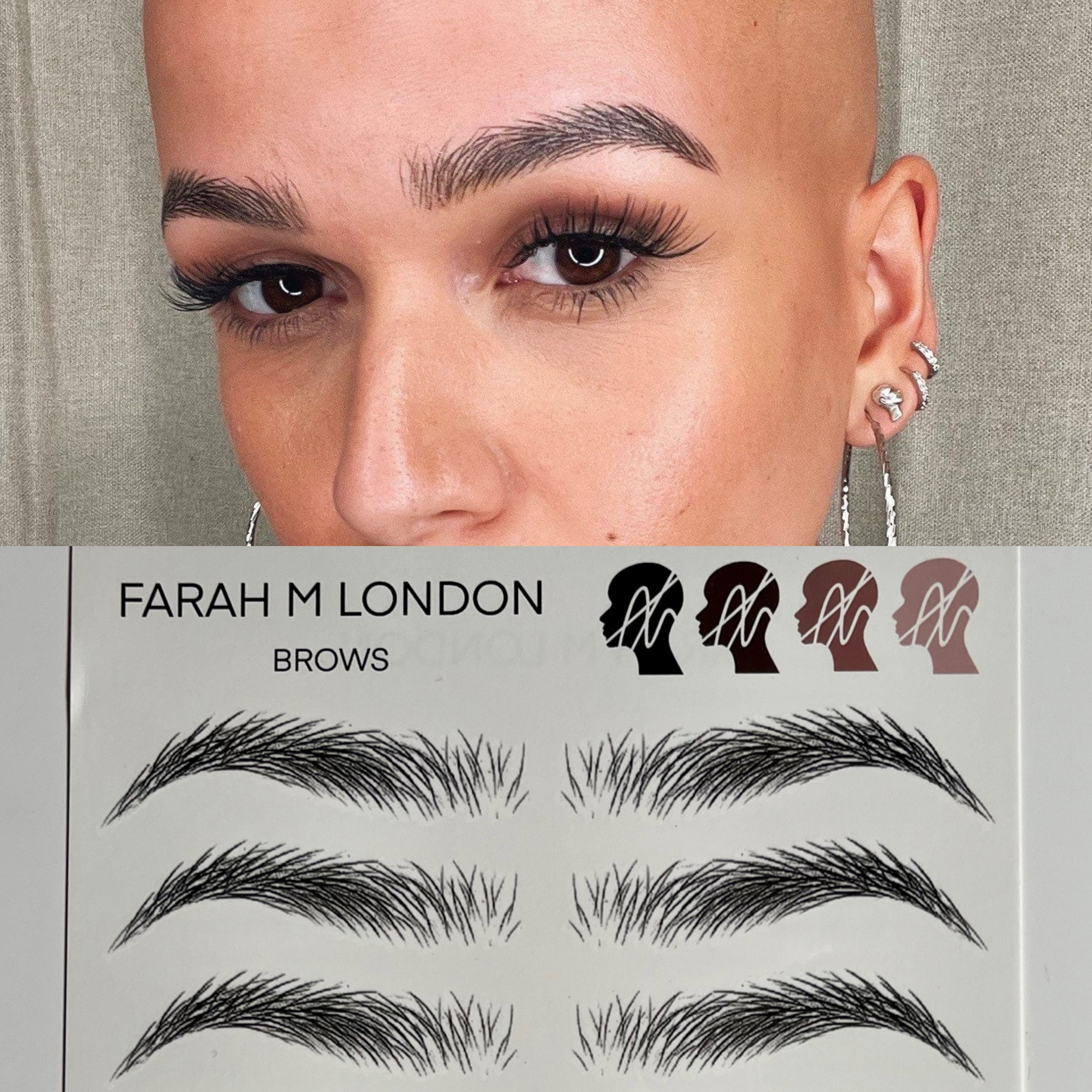 Eyebrow Wigs Etsy
