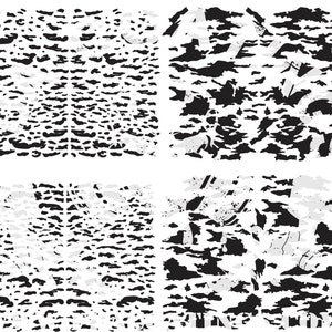 Multicam Stencil SVG DXF Camouflage Pattern Cerakote | Etsy