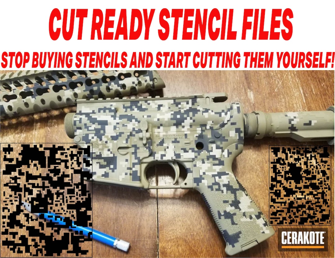 camo stencil source for diy camo paint job?