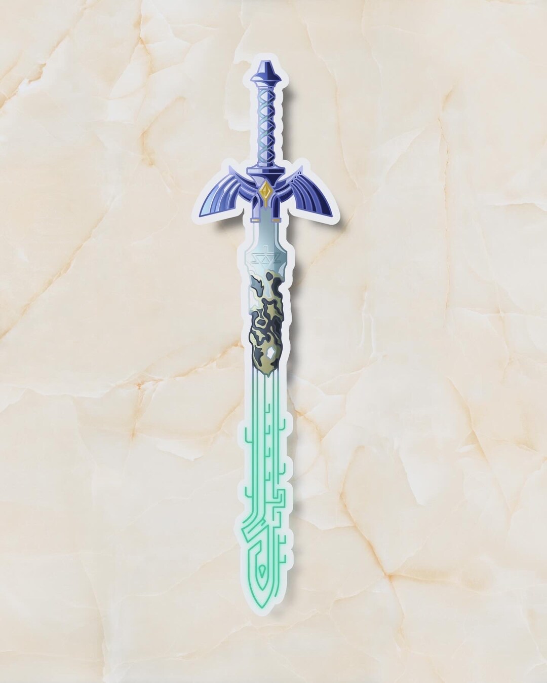 Totk Sticker Decayed Master Sword Sticker: Zelda TOTK Vinyl Decal - Etsy Canada