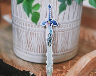 Decayed Master Sword Sticker: Zelda TOTK Vinyl Decal