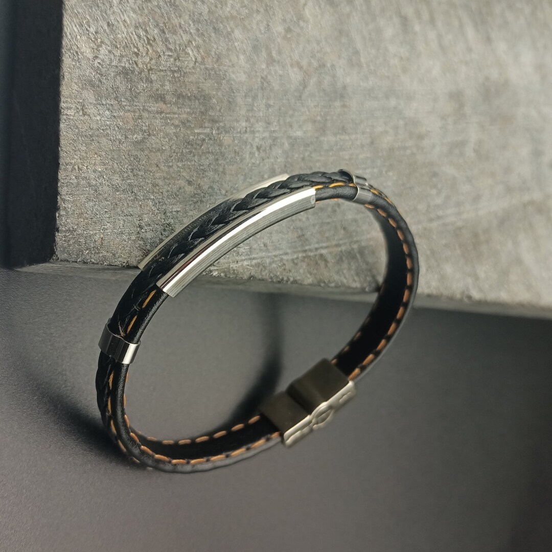 Personalized Men's Bracelet Men's Bracelet Men's Etsy