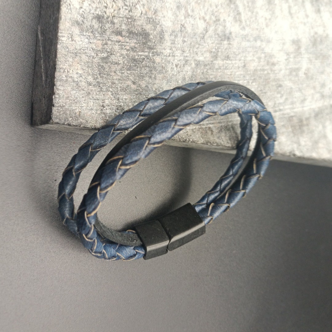 Personalized Men's Bracelet, Men's Bracelet, Men's Leather Bracelet