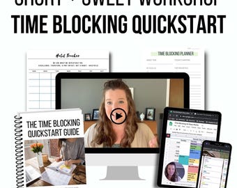 Time Blocking Workshop for Moms | Stay at home mom | Time management