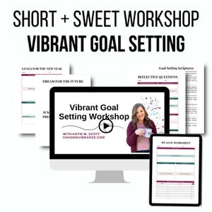 Goal Setting Workbook and Workshop | Template, planner and training to set your best goals and intentions